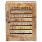 Hängeschrank mit Speicher Braun und Schwarz 38 x 33,5 x 48 cm