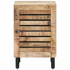Badezimmerschrank mit Tür Braun und Schwarz 38 x 33,5 x 58 cm