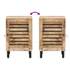 Badezimmerschrank mit Tür Braun und Schwarz 38 x 33,5 x 58 cm