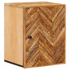 Hängeschrank mit Tür Braun 38 x 33,5 x 48 cm Massivholz Mango