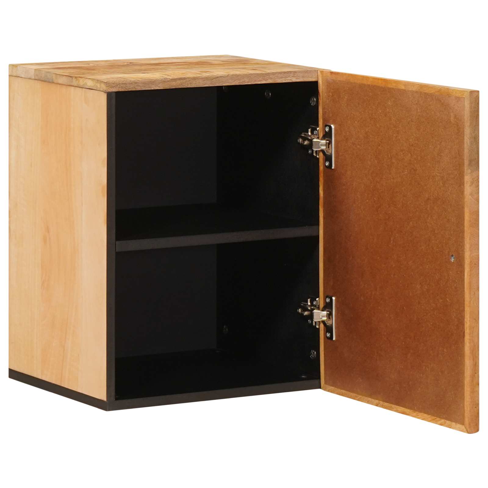 Hängeschrank mit Tür Braun 38 x 33,5 x 48 cm Massivholz Mango