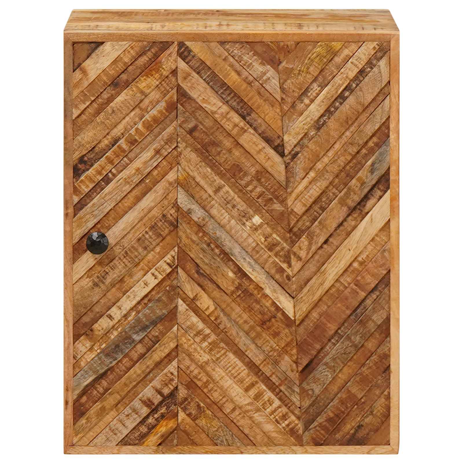 Hängeschrank mit Tür Braun 38 x 33,5 x 48 cm Massivholz Mango
