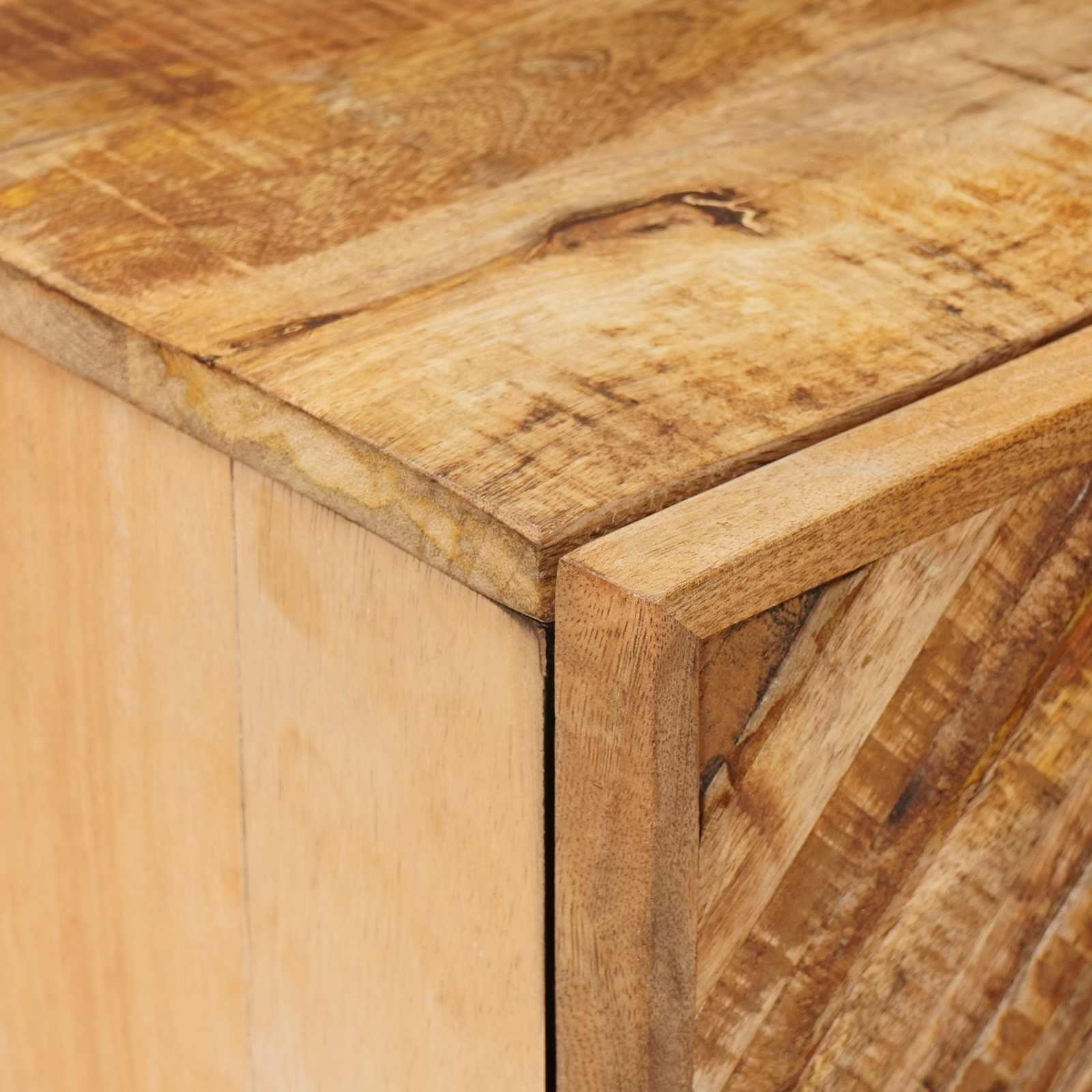 Badezimmerschrank Braun 38 x 33,5 x 58 cm Massivholz Mango