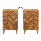 Badezimmerschrank Braun 38 x 33,5 x 58 cm Massivholz Mango