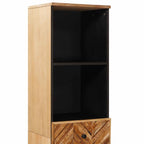Badezimmerschrank Braun 38 x 33,5 x 160 cm Massivholz Mango