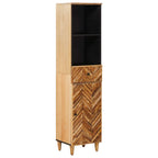 Badezimmerschrank Braun 38 x 33,5 x 160 cm Massivholz Mango