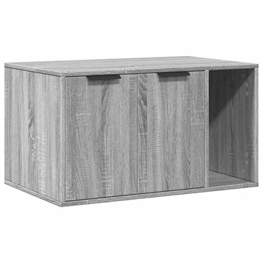 Katzenklo Grau Sonoma 80x50x45 cm Holzwerkstoff