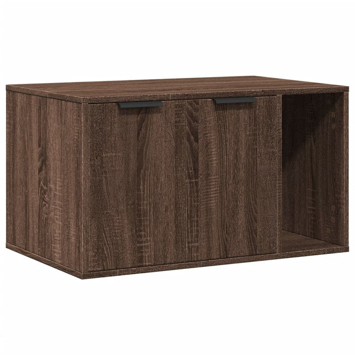 Katzenklo Eichen-Optik 80x50x45 cm Holzwerkstoff