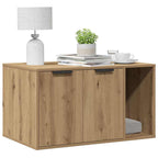 Katzenklo Artisan-Eiche 80x50x45 cm Holzwerkstoff