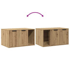 Katzenklo Artisan-Eiche 80x50x45 cm Holzwerkstoff