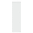Raumteiler Bücherregal 3-stufig Weiß 99x29x99 cm Holzwerkstoff