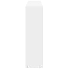 Raumteiler-Bücherregal 3 Stufen Weiß 137,5x29x103,5 cm
