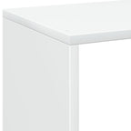 Raumteiler Bücherregal Weiß 69,5 x 29 x 69,5 cm Holzwerkstoff