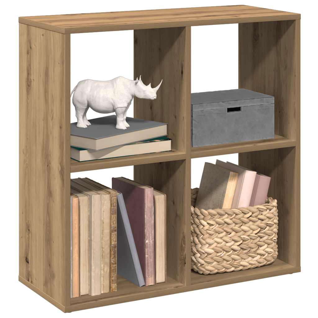 Raumteiler-Bücherregal Artisan-Eiche 69,5x29x69,5 cm