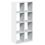 Raumteiler Bücherregal Weiß 69,5 x 29 x 137,5 cm Holzwerkstoff