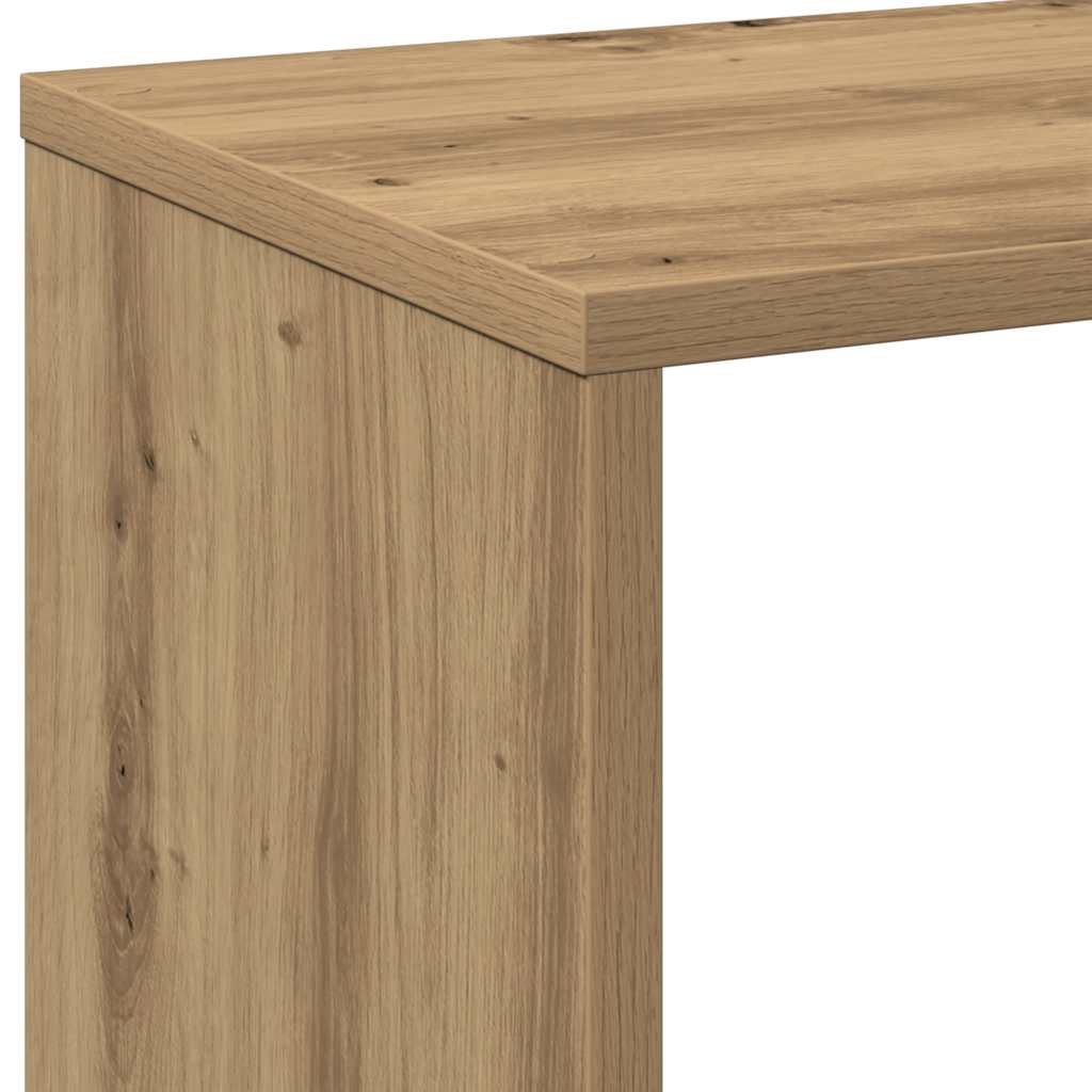 Raumteiler-Bücherregal Artisan-Eiche 69,5x29x137,5 cm
