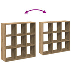 Raumteiler-Bücherregal Artisan-Eiche 102x29x103,5 cm