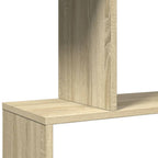 Raumteiler-Bücherregal 6 Etagen Sonoma-Eiche 70x24x193 cm