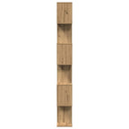 Raumteiler-Bücherregal 6 Etagen Artisan-Eiche 70x24x193 cm