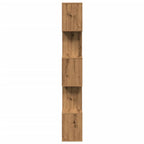 Raumteiler-Bücherregal 5 Etagen Artisan-Eiche 70x24x161 cm