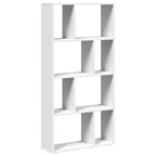 Bücherregal Weiß 60 x 20 x 120,5 cm Holzwerkstoff