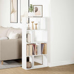 Bücherregal Weiß 60 x 20 x 120,5 cm Holzwerkstoff