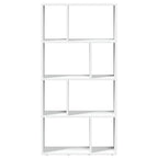 Bücherregal Weiß 60 x 20 x 120,5 cm Holzwerkstoff