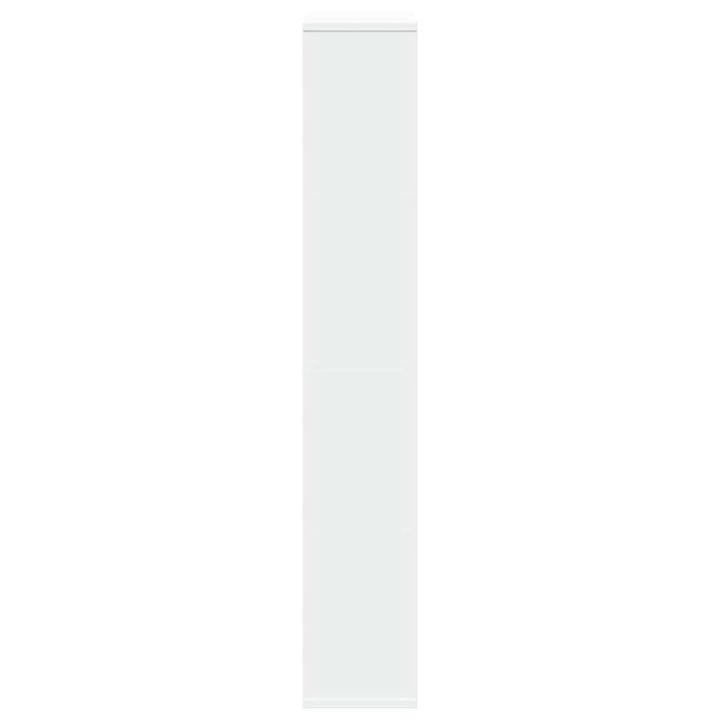 Bücherregal Weiß 60 x 20 x 120,5 cm Holzwerkstoff