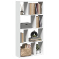 Bücherregal Weiß 60 x 20 x 120,5 cm Holzwerkstoff