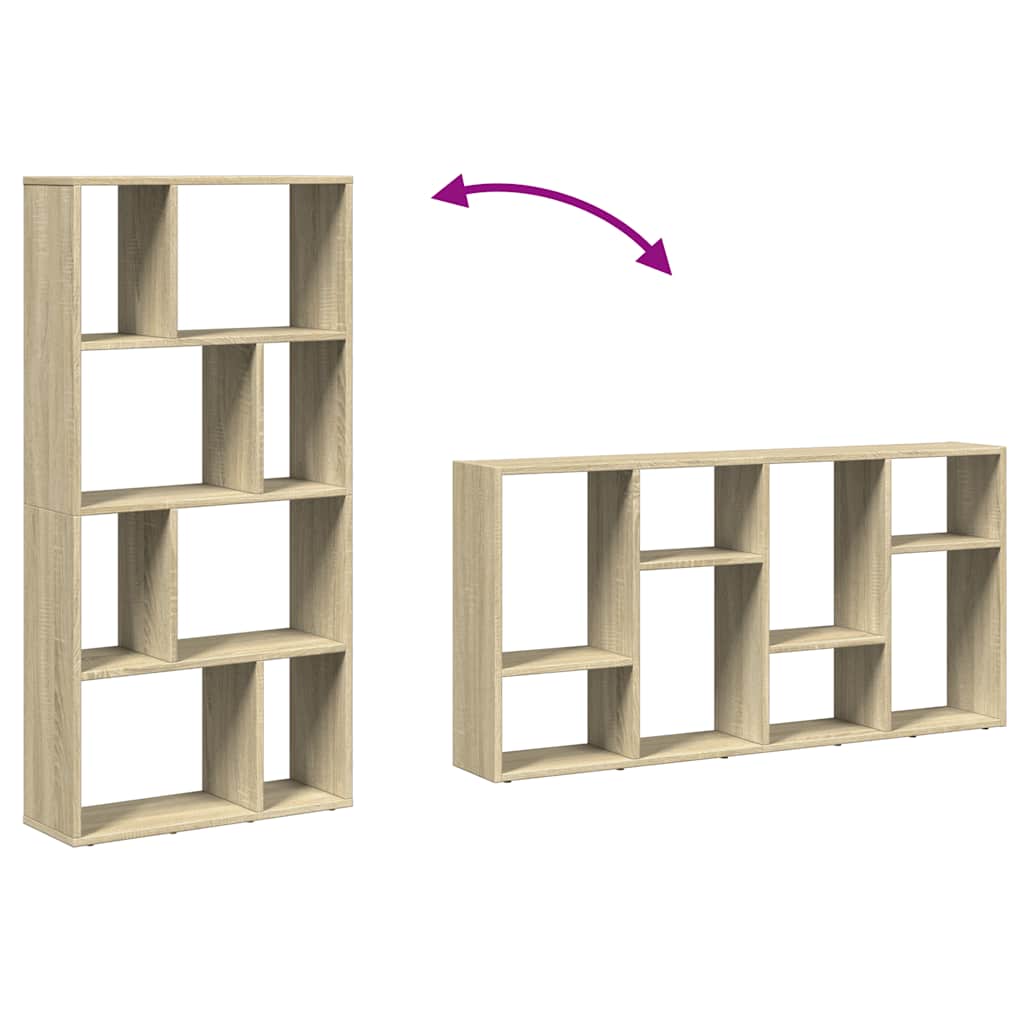 Bücherregal Sonoma-Eiche 60x20x120,5 cm Holzwerkstoff