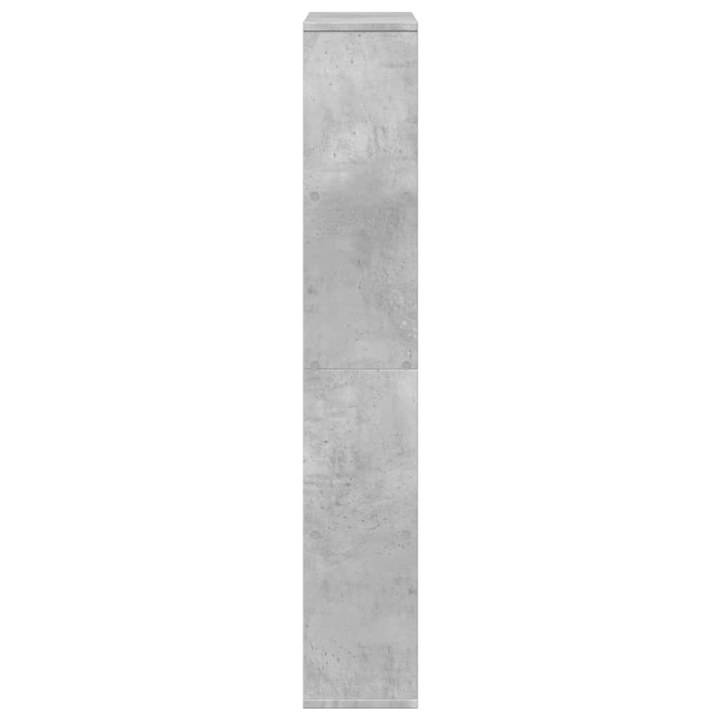 Bücherregal Betongrau 60x20x120,5 cm Holzwerkstoff