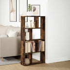 Bücherregal Räuchereiche 60x20x120,5 cm Holzwerkstoff