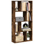 Bücherregal Räuchereiche 60x20x120,5 cm Holzwerkstoff