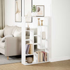 Bücherregal Weiß 72x20x120,5 cm Holzwerkstoff