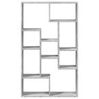Bücherregal Betongrau 72x20x120,5 cm Holzwerkstoff
