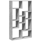 Bücherregal Betongrau 72x20x120,5 cm Holzwerkstoff