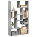 Bücherregal Betongrau 72x20x120,5 cm Holzwerkstoff