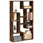 Bücherregal Räuchereiche 72x20x120,5 cm Holzwerkstoff