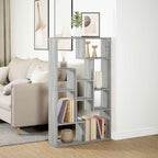 Bücherregal Grau Sonoma 72x20x120,5 cm Holzwerkstoff
