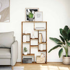 Bücherregal Altholz-Optik 72x20x120,5 cm Holzwerkstoff