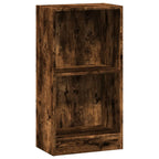Bücherregal Räuchereiche 40x24x76 cm Holzwerkstoff