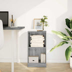 Bücherregal Grau Sonoma 40x24x76 cm Holzwerkstoff
