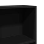 Bücherregal Schwarz 40x24x143 cm Holzwerkstoff
