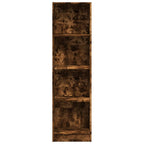 Bücherregal Räuchereiche 40x24x143 cm Holzwerkstoff