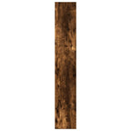Bücherregal Räuchereiche 40x24x143 cm Holzwerkstoff