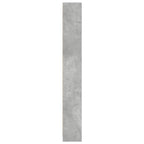 Bücherregal Betongrau 40x24x176 cm Holzwerkstoff