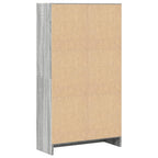 Bücherregal Grau Sonoma 60x24x109 cm Holzwerkstoff