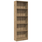 Bücherregal Artisian Oak 60 x 24 x 176 cm Holzwerkstoff