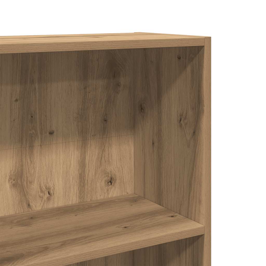 Bücherregal Artisian Oak 60 x 24 x 176 cm Holzwerkstoff