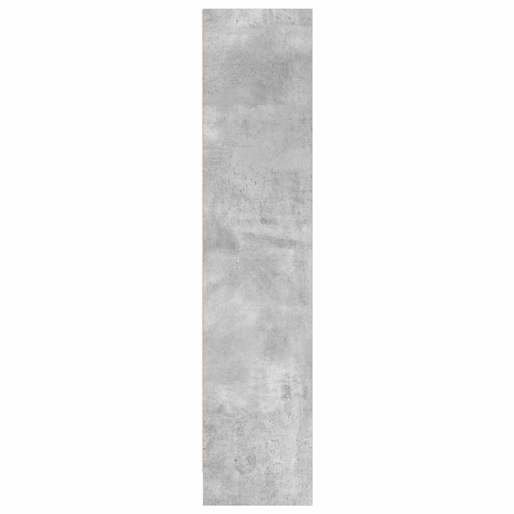 Bücherregal Betongrau 80x24x109 cm Holzwerkstoff